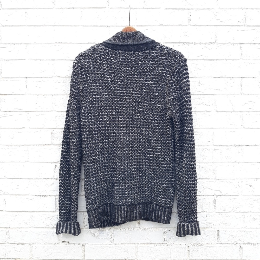 Neiman Marcus Rag & Bone Target Fisherman Wool Cardigan - Picture 4 of 6